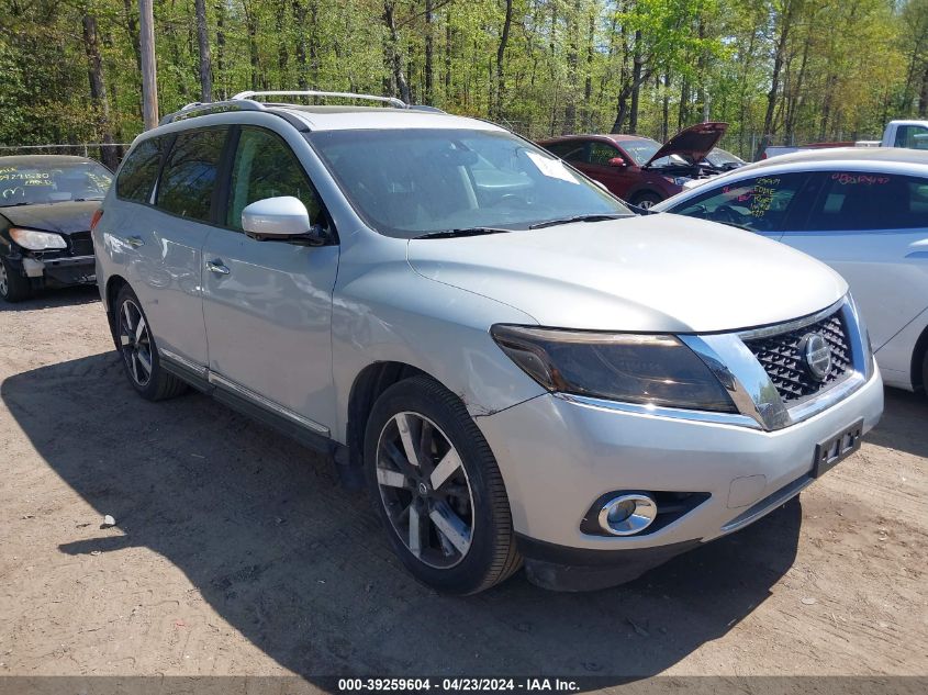 2015 Nissan Pathfinder Platinum VIN: 5N1AR2MN3FC605385 Lot: 49440774