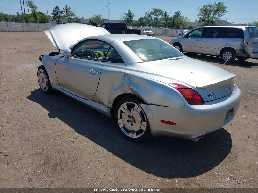 2002 Lexus Sc 430 VIN: JTHFN48Y820034704 Lot: 39259619