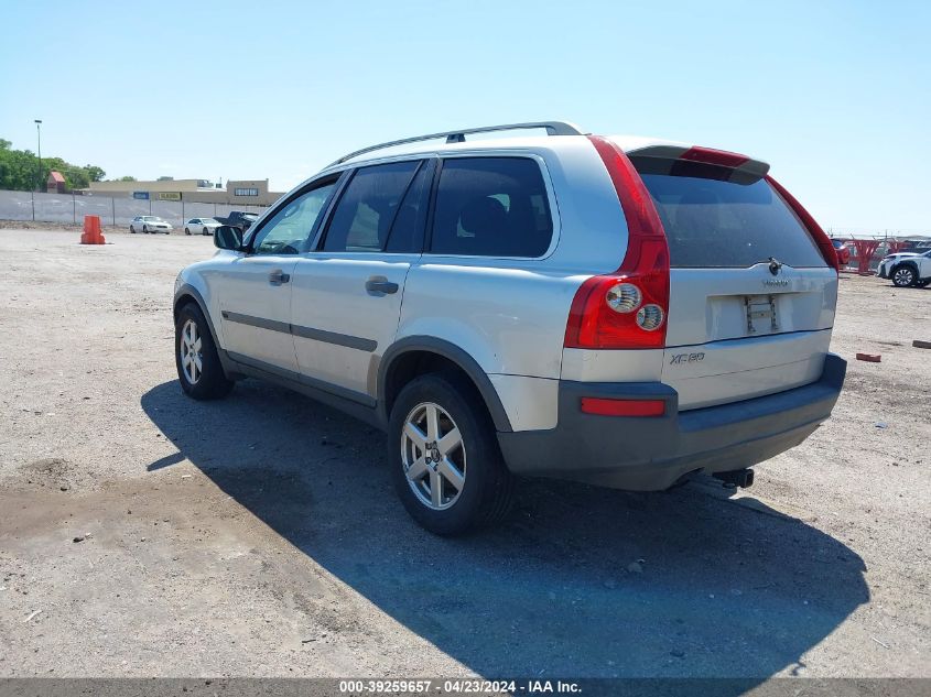 2006 Volvo Xc90 2.5T VIN: YV4CY592661304702 Lot: 39259657