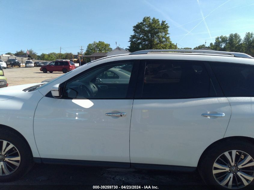 2017 Nissan Pathfinder Sv VIN: 5N1DR2MN4HC674442 Lot: 39259730