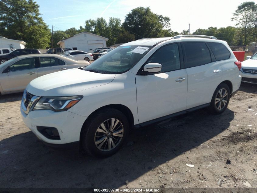 2017 Nissan Pathfinder Sv VIN: 5N1DR2MN4HC674442 Lot: 39259730