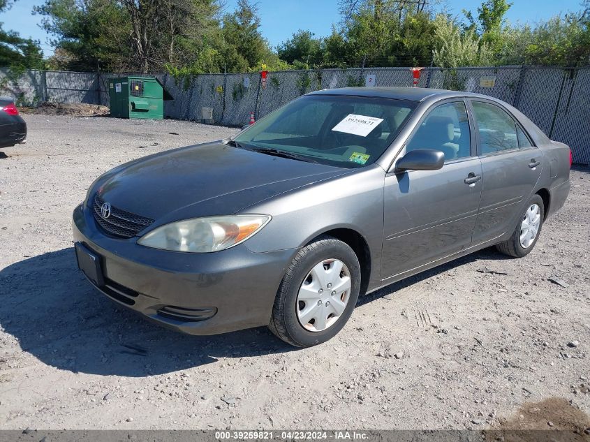 JTDBE30K220133178 | 2002 TOYOTA CAMRY