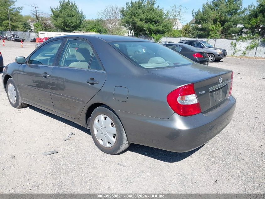 JTDBE30K220133178 | 2002 TOYOTA CAMRY