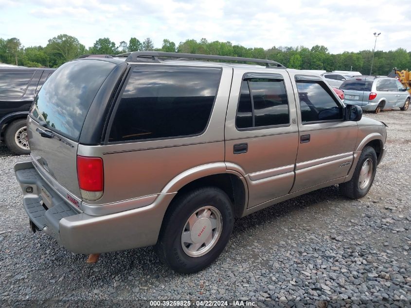 2000 GMC Jimmy Sle VIN: 1GKCS13W1Y2264295 Lot: 39243320