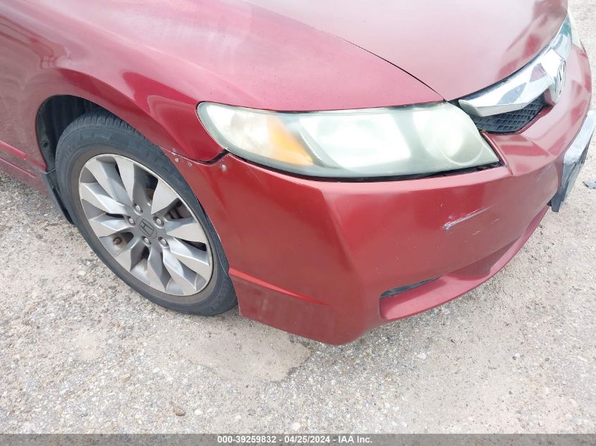 2009 Honda Civic Ex VIN: 19XFA16879E002424 Lot: 39243207