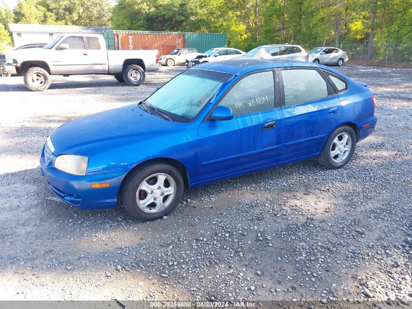 2005 Hyundai Elantra Gls/Gt VIN: KMHDN56D85U136429 Lot: 40912604