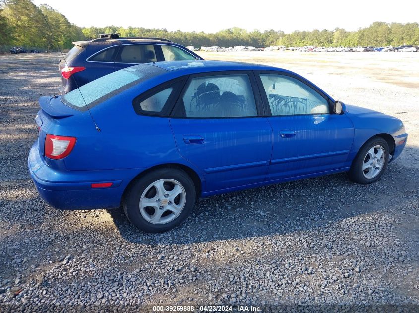 2005 Hyundai Elantra Gls/Gt VIN: KMHDN56D85U136429 Lot: 40912604