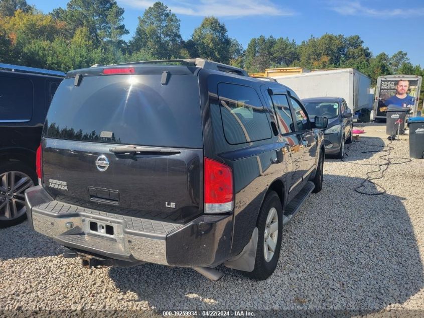 5N1AA08B14N710813 | 2004 NISSAN PATHFINDER ARMADA