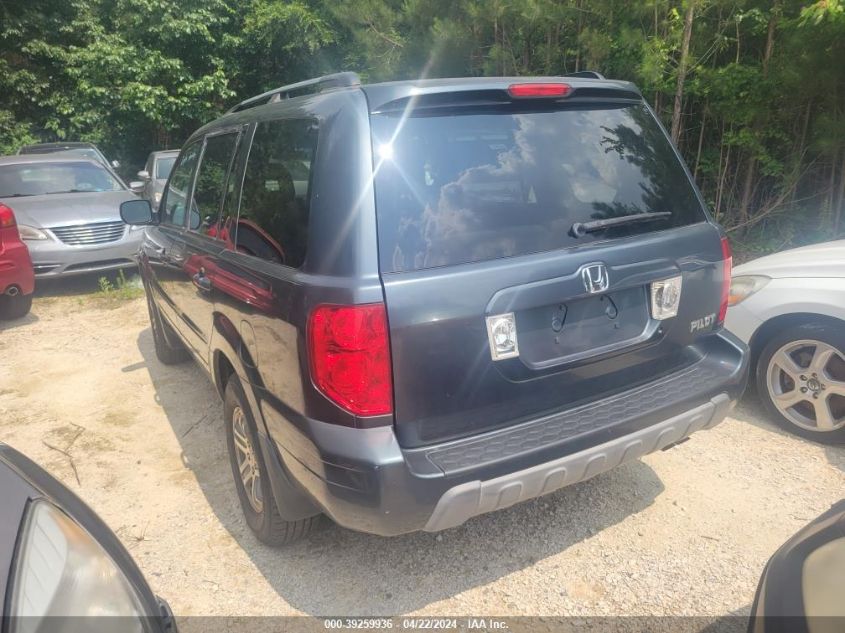 2005 Honda Pilot VIN: 5FNYF18465B015206 Lot: 39259936