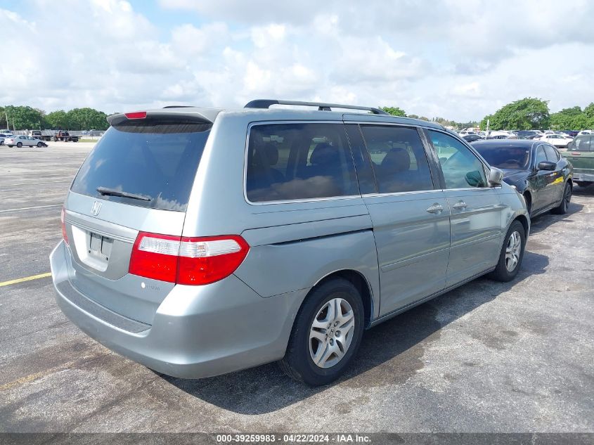 2007 Honda Odyssey Ex-L VIN: 5FNRL387X7B018177 Lot: 39219178