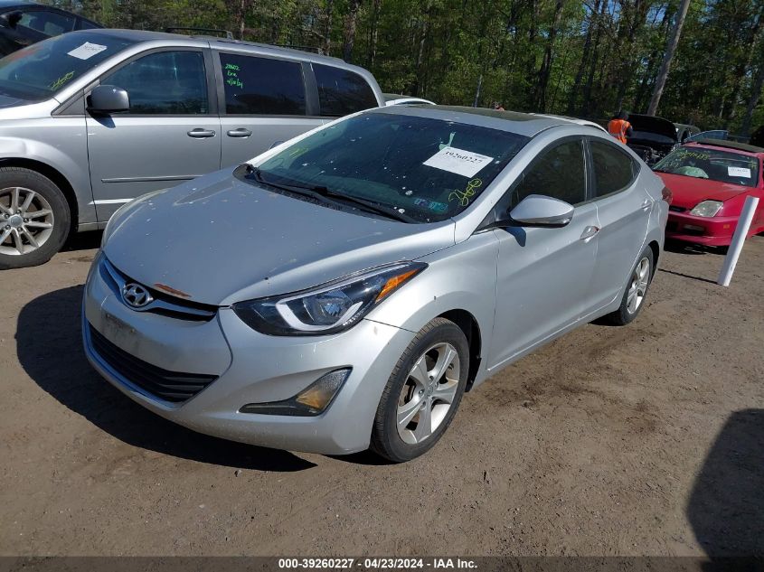 2016 Hyundai Elantra Value Edition VIN: KMHDH4AE0GU553239 Lot: 39260227