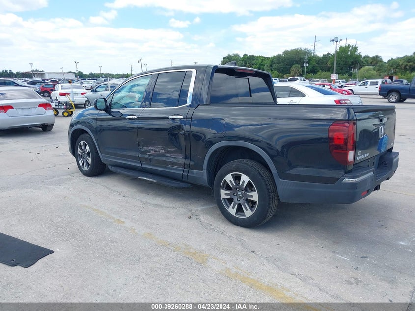 VIN 5FPYK3F73KB036585 2019 HONDA RIDGELINE RTL