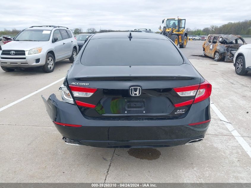 2018 Honda Accord Touring 2.0T VIN: 1HGCV2F99JA001838 Lot: 39260310