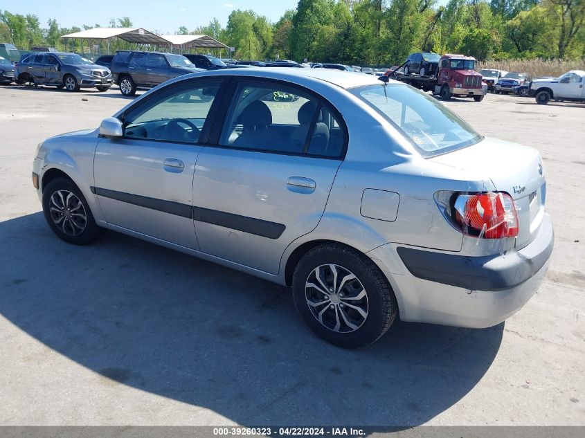 2006 Kia Rio Lx VIN: KNADE123366154611 Lot: 39260323