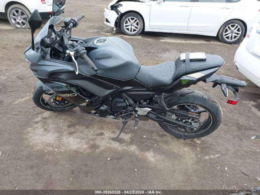 2024 Kawasaki Ex650 R VIN: ML5EXER14RDAC3063 Lot: 39240453