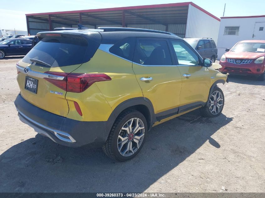 2021 Kia Seltos Sx Turbo VIN: KNDETCA24M7116507 Lot: 39260373