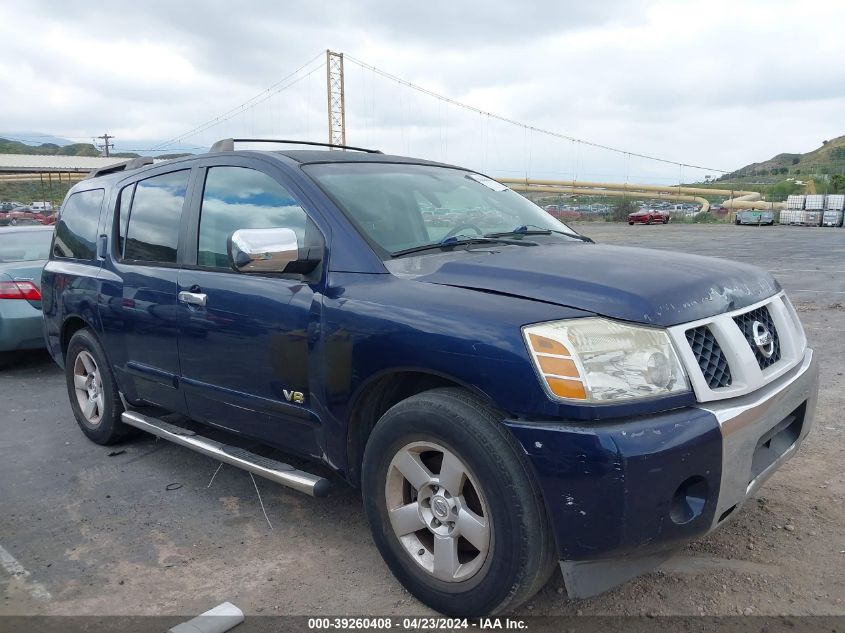 5N1AA08A76N734642 2006 Nissan Armada Se