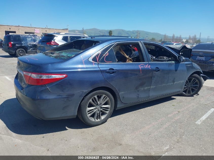 2015 Toyota Camry Hybrid Le VIN: 4T1BD1FK5FU170024 Lot: 39260427