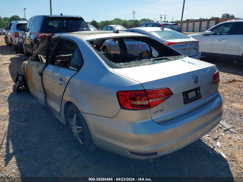 2015 VOLKSWAGEN JETTA S - 3VW2K7AJ7FM320325