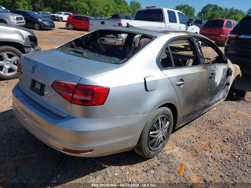 2015 VOLKSWAGEN JETTA S - 3VW2K7AJ7FM320325