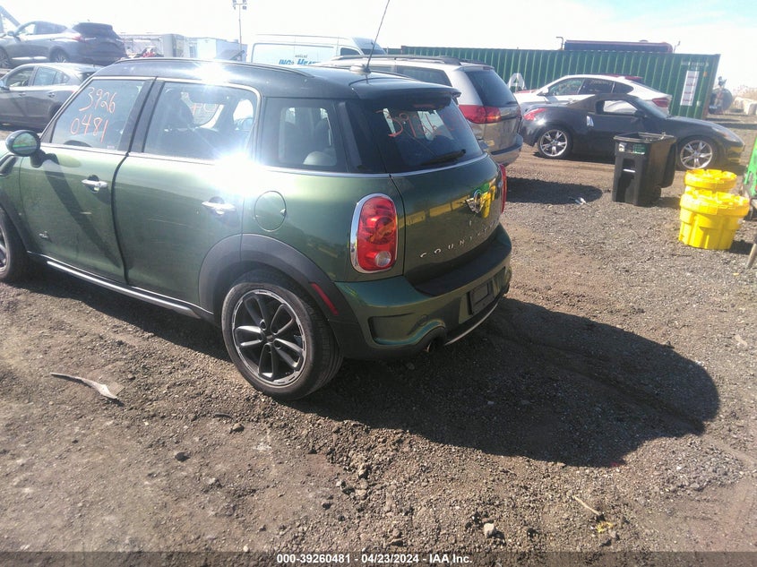 2016 Mini Countryman Cooper S VIN: WMWZC5C55GWU02278 Lot: 39260481