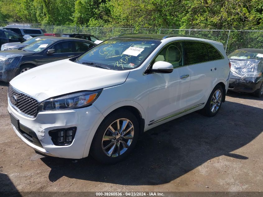 2016 Kia Sorento 3.3L Sxl VIN: 5XYPKDA50GG135557 Lot: 39260536