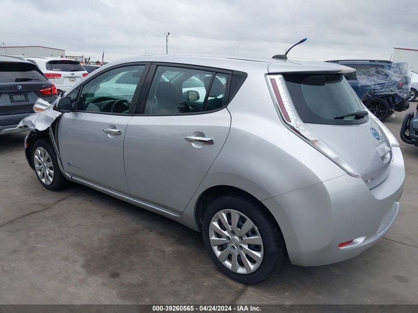 2014 Nissan Leaf S VIN: 1N4AZ0CP9EC337796 Lot: 39260565