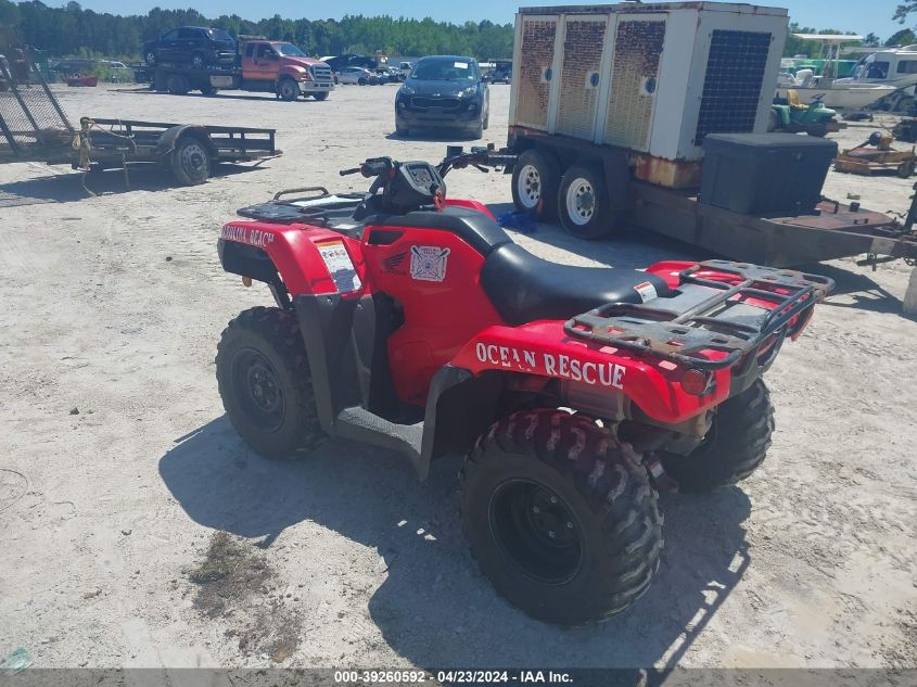 2021 Honda Trx420Tm VIN: 1HFTE390XM470513 Lot: 39260592