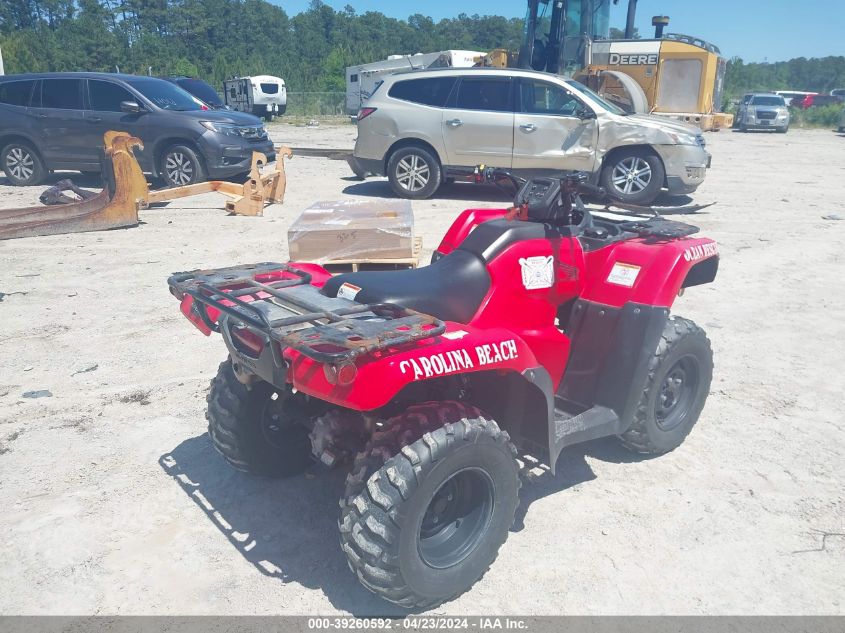 2021 Honda Trx420Tm VIN: 1HFTE390XM470513 Lot: 39260592