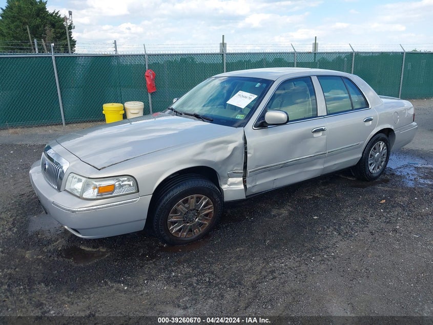 2006 Mercury Grand Marquis Gs VIN: 2MEFM74W86X604121 Lot: 39260670