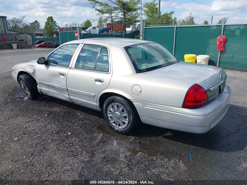 2006 Mercury Grand Marquis Gs VIN: 2MEFM74W86X604121 Lot: 39260670