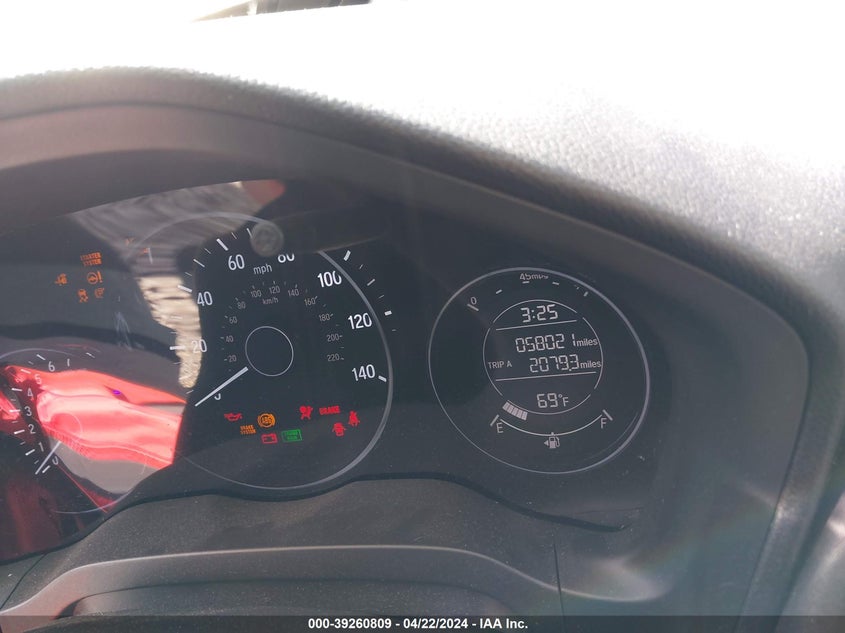 VIN 3CZRU6H55HM728821 2017 HONDA HR-V EX