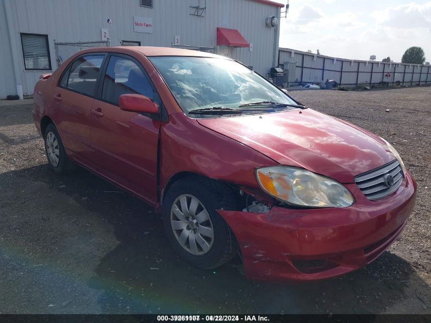 2004 Toyota Corolla Le VIN: JTDBR38E442046280 Lot: 39261107