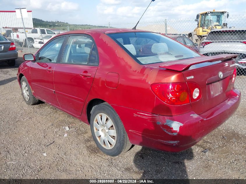 2004 Toyota Corolla Le VIN: JTDBR38E442046280 Lot: 39261107