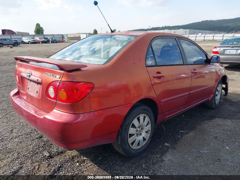 2004 Toyota Corolla Le VIN: JTDBR38E442046280 Lot: 39261107