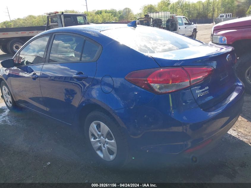 2018 Kia Forte Lx VIN: 3KPFK4A75JE199367 Lot: 39261156