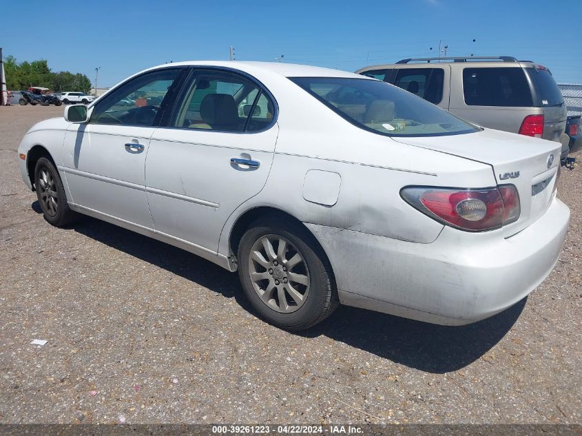 2003 Lexus Es 300 VIN: JTHBF30G930124065 Lot: 43437820