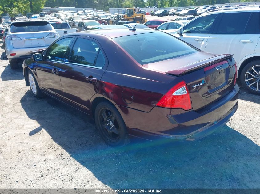 2011 Ford Fusion Se VIN: 3FAHP0HA6BR206637 Lot: 39261399