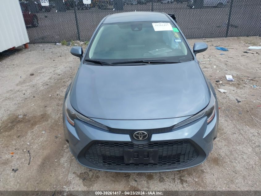 2022 Toyota Corolla Le VIN: 5YFEPMAE9NP336245 Lot: 39261417