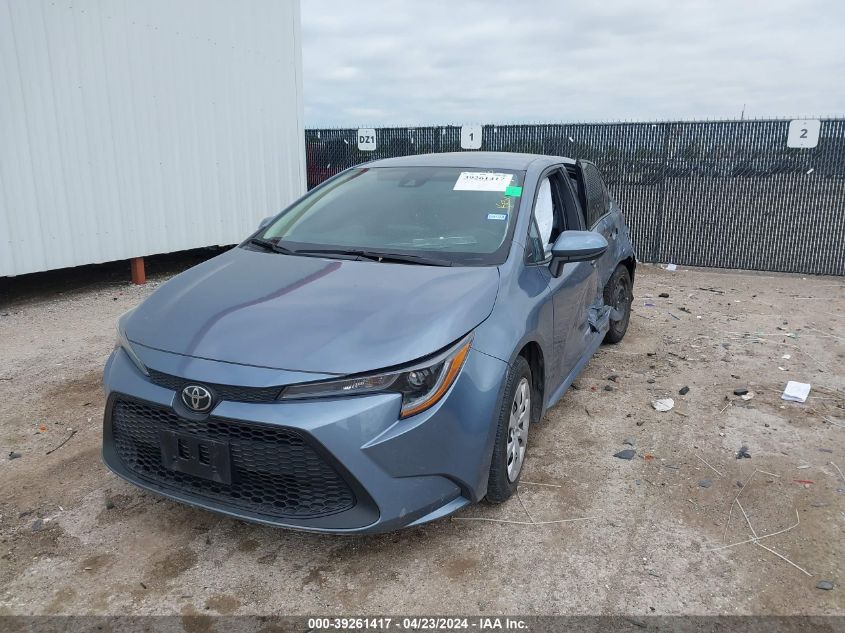 2022 Toyota Corolla Le VIN: 5YFEPMAE9NP336245 Lot: 39261417