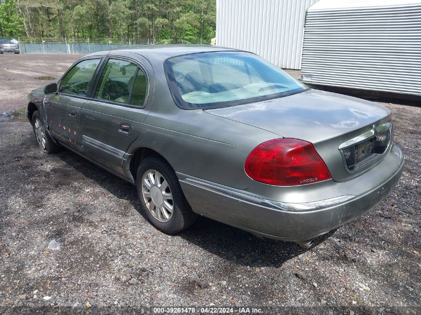 1LNHM97V3YY853708 | 2000 LINCOLN CONTINENTAL