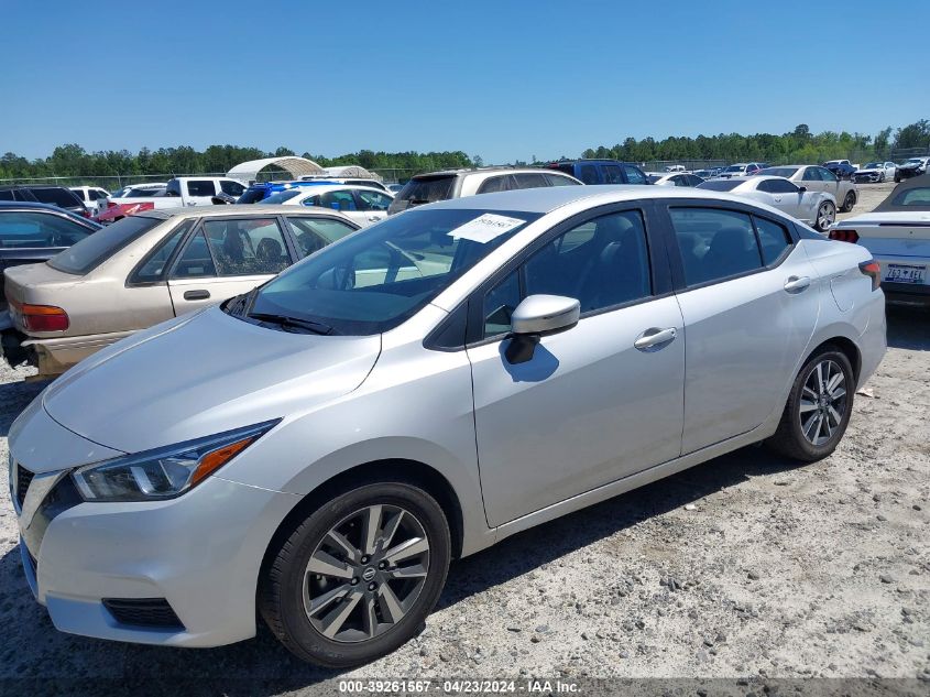 2021 Nissan Versa Sv Xtronic Cvt VIN: 3N1CN8EV2ML858518 Lot: 39261567