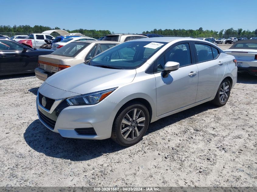 2021 Nissan Versa Sv Xtronic Cvt VIN: 3N1CN8EV2ML858518 Lot: 39261567