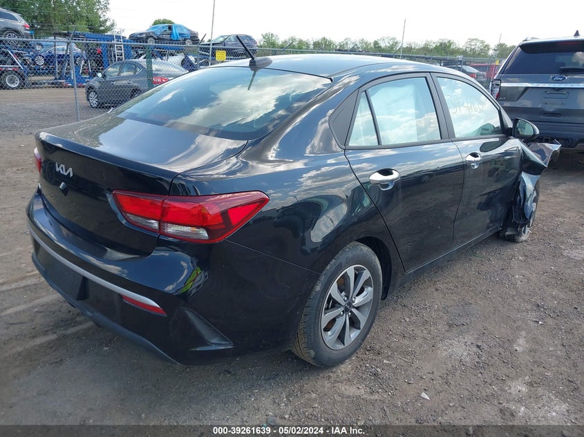 VIN 3KPA24AD5NE464617 2022 KIA RIO S