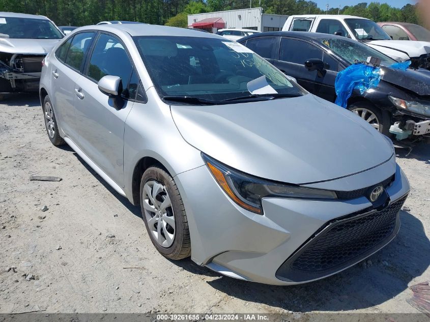 2021 Toyota Corolla Le VIN: 5YFEPMAE7MP165283 Lot: 39261685