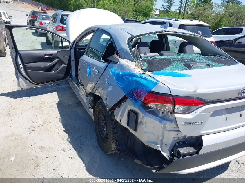 2021 Toyota Corolla Le VIN: 5YFEPMAE7MP165283 Lot: 39261685