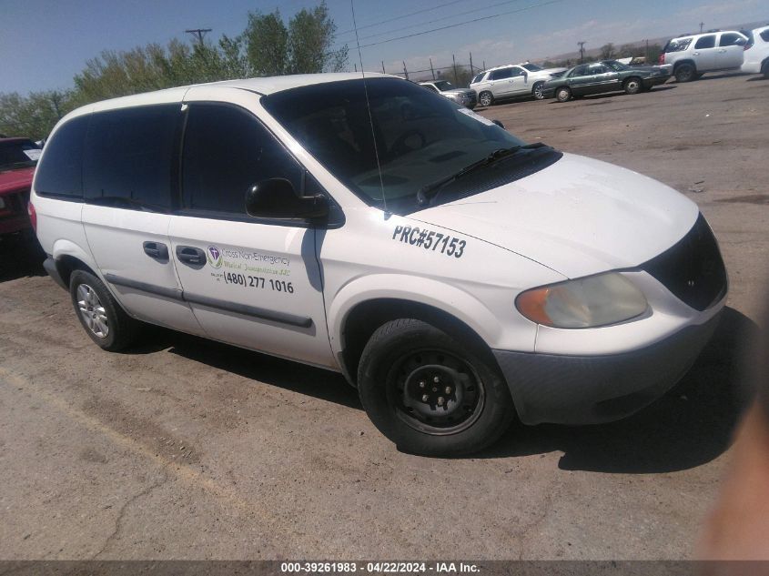 2005 Dodge Caravan Se VIN: 1D4GP25E45B338378 Lot: 39261983