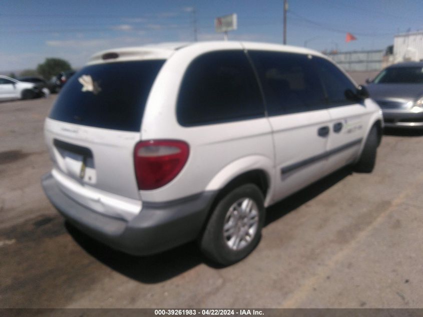 2005 Dodge Caravan Se VIN: 1D4GP25E45B338378 Lot: 39261983