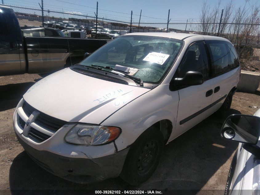 2005 Dodge Caravan Se VIN: 1D4GP25E15B237590 Lot: 39262102