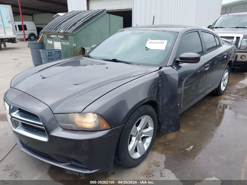 2013 Dodge Charger Se VIN: 2C3CDXBG5DH693612 Lot: 39262105